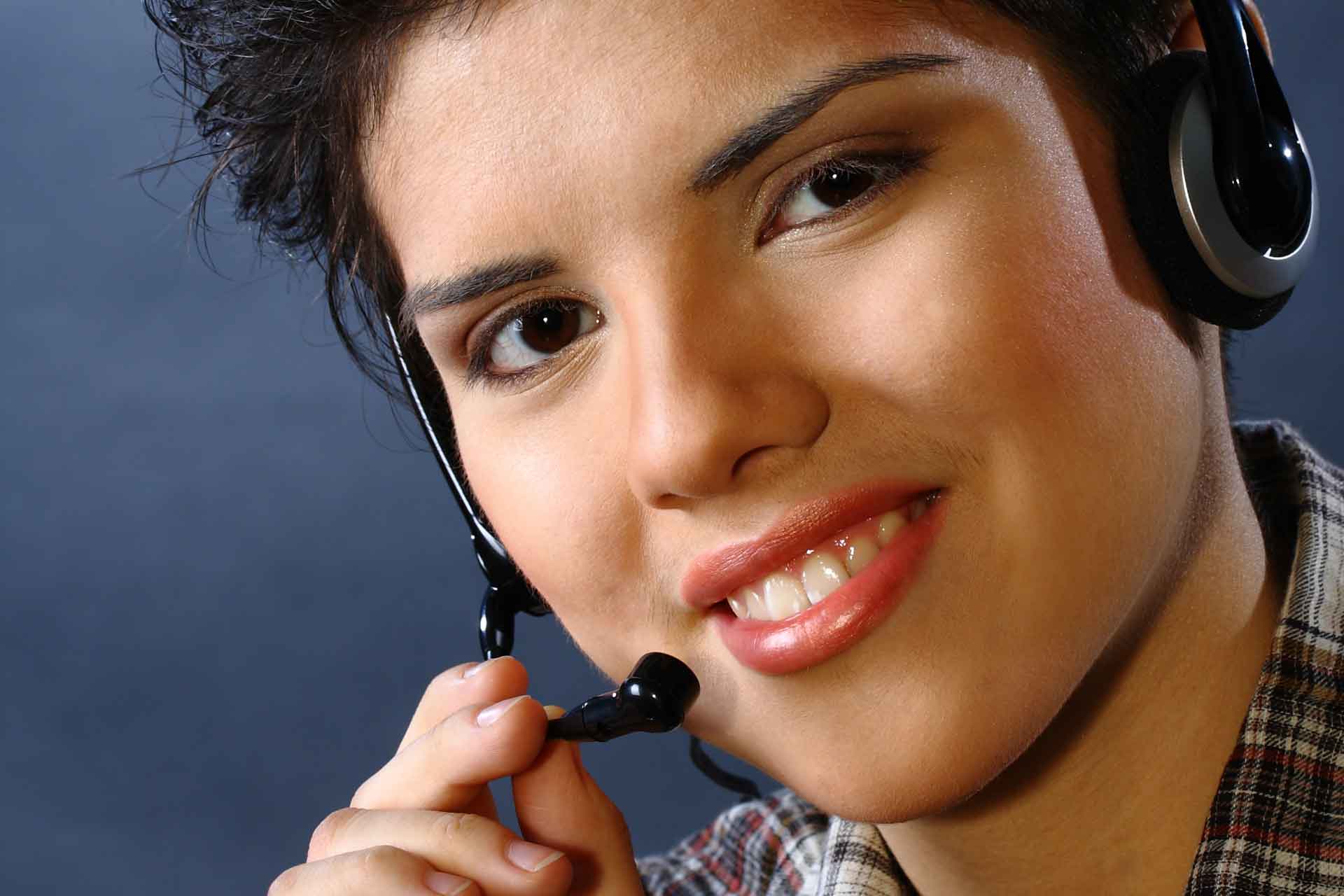 Teen Link Phone Worker