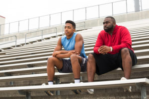 Mentor and role model spending time with the youth. Mentor and role model spending time with the youth.