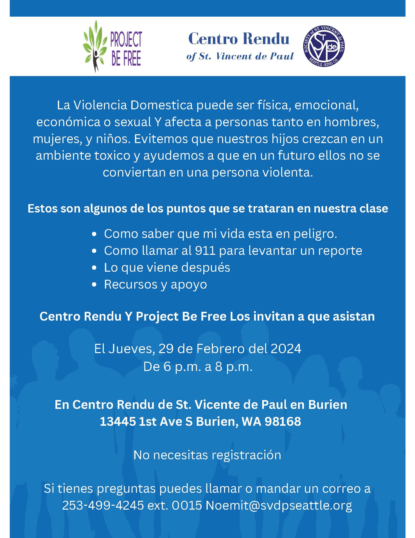 Centro Rendu Project Be Free Espanol