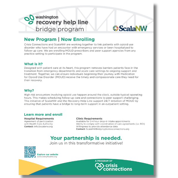 Bridge Program Form Professionals - Crisis Connections